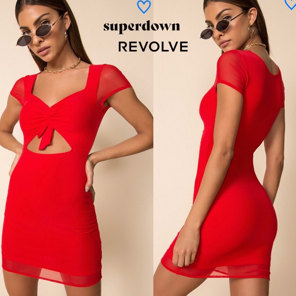 NWT Revolve SuperDown | Claire Mesh Mini Dress